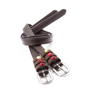 0668110000350-lanieres-d-eperons-pour-cheval-en-cuir-kavalkade-seasons-dreams-brown-red-gold-tu