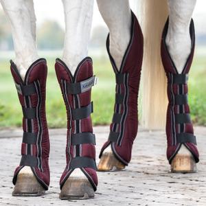 0307361150800-guetres-de-transport-pour-cheval-kavalkade-x4-bordeaux-poney-cob