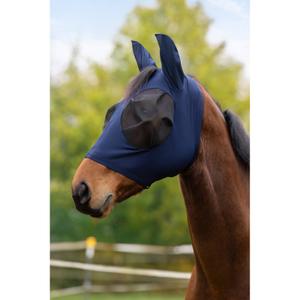 3230460-masque-anti-mouches-pour-cheval-covalliero-finostretch-navy