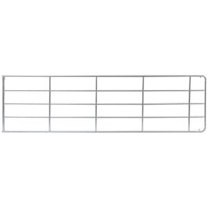 44895-barriere-d-herbage-zinguee-reglable-kerbl-4-a-5m-argente-110-cm