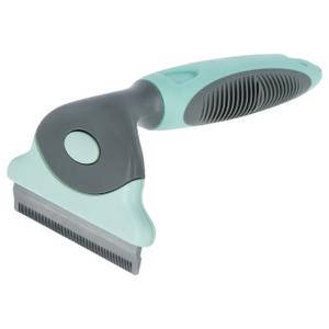 80068-brosse-pour-chien-pelage-kerbl-turquoise-gris-15x7-5-cm