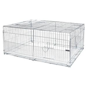 81701-enclos-exterieur-pour-rongeurs-kerbl-argente-144x112x60-cm