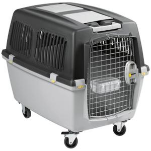 84585-cage-de-transport-kerbl-gulliver-mega-gris-fonce-gris-clair-81x61x60-cm