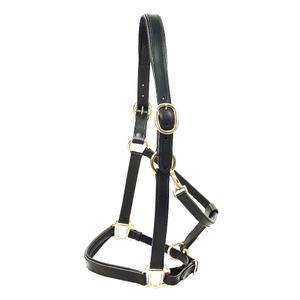 lhbl-licol-pour-cheval-en-cuir-rembouree-km-elite-luxury-version-noir-dore