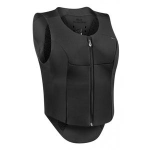 99102411-gilet-equitation-femme-komperdell-flexfit-noir-gris