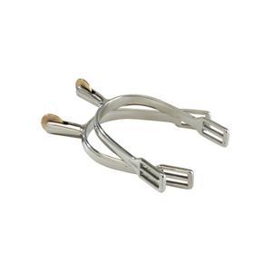 840304-eperons-pour-cheval-de-dressage-femme-korsteel-smooth-rowell-argent-30-mm