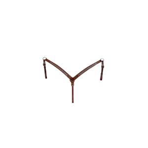 pe00087-brown-collier-de-chasse-en-fil-d-argent-lakota-marron