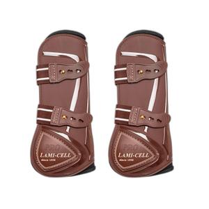 550124104-guetres-anterieurs-de-tendon-pour-cheval-ouvertes-lami-cell-elite-chocolat