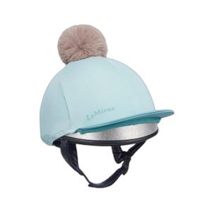 it06021001-toque-pour-casque-equitation-pom-femme-lemieux-aqua-lagoon-tu