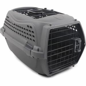 10453899-cage-de-transport-pour-chien-m-pets-eco-giro-grise-58x37x33-cm