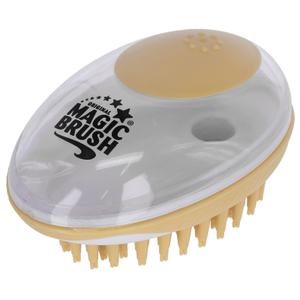 80134-brosse-de-bain-kerbl-magicbrush-transparent-dore-11-5x7-5-cm