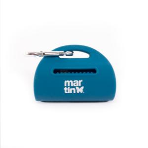 3010530-distributeur-de-sacs-a-crottes-en-silicone-martin-sellier-bleu-9-cm