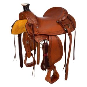 mbh08001-chestnut-selle-de-western-pour-cheval-mcbryan-wade-tooling-marron