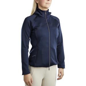 sl2514-7-veste-equitation-a-capuche-full-zip-femme-montar-blair-gun-metal-crystals-logo-navy