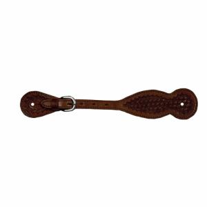 0930199-04-courroie-d-eperons-cheval-motif-baskte-natowa-marron-tu