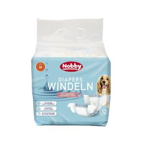 57172-couches-pour-chien-femelle-nobby-pet-x12-blue-blanc-m