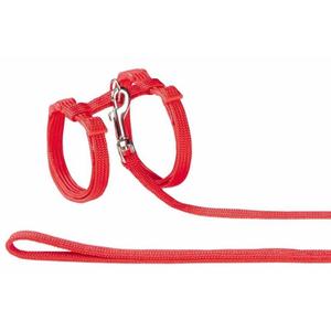 72218-01-laisses-et-harnais-pour-chat-nylon-nobby-pet-rouge-tu