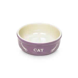 73369-gamelle-ceramique-pour-chat-nobby-pet-cat-purple-beige-251-ml