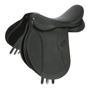 1171161-selle-equitation-mixte-norton-club-rexine-evol-noir