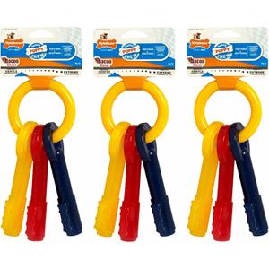 981485eu-jouet-pour-chien-nylabone-puppy-teething-keys-bacon-xs-jaune-rouge-bleu-xs