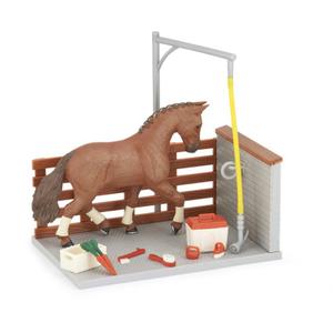 905060116-jouet-equitation-aire-de-douche-et-ses-accessoires-papo-gris-marron-tu