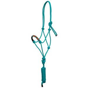 plh03000-turquoise-licol-pour-cheval-corde-nouee-pool-s-navayo-blue-tu