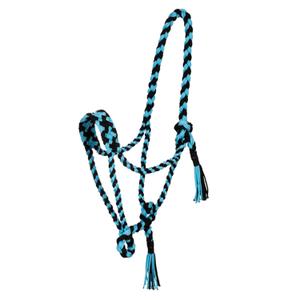 plh03002-black-skyblue-licol-pour-cheval-en-nylon-tresse-pool-s-black-skyblue-tu