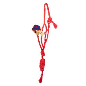 plh03013-red-beige-licol-pour-cheval-en-corde-de-mohair-pool-s-diamond-design-red-beige-tu