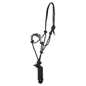 plh03016-black-grey-licol-pour-cheval-en-corde-tressee-pool-s-black-grey-tu