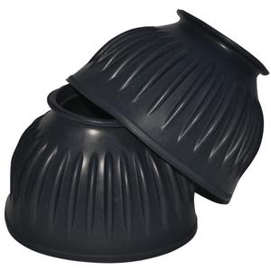 601010-noir-paire-de-cloches-striees-pour-cheval-privilege-equitation-noir