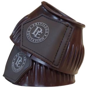 601025-marron-paire-de-cloches-epaisses-scratch-pour-cheval-privilege-equitation-marron