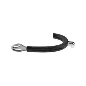 sr00048-eperons-pour-cheval-a-tete-ronde-en-caoutchouc-pro-light-noir-argente