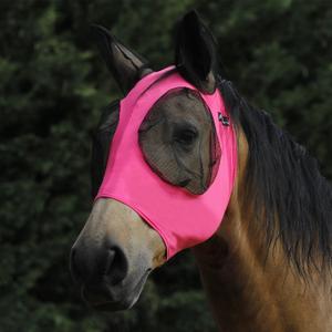 ag00194-hotpink-bonnet-anti-mouches-pour-cheval-en-lycra-extensible-pro-tech-hotpink