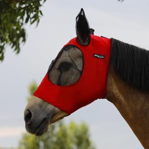 ag00194-red-bonnet-anti-mouches-pour-cheval-en-lycra-extensible-pro-tech-red
