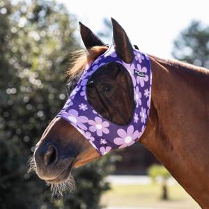 phs06000-flowers-bonnet-anti-mouches-pour-cheval-en-lycra-avec-filet-cache-oreilles-pro-tech-flowers
