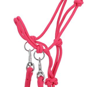 1195-fu-licol-en-corde-avec-renes-q-essentials-color-fuchsia