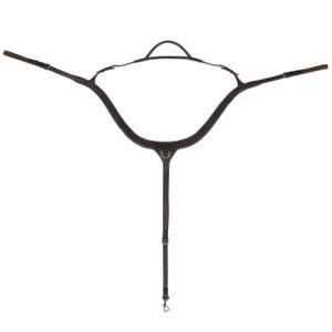 2234-dbr-collier-de-chasse-pour-cheval-avec-poignee-qhp-marron-fonce