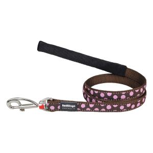 f7993-l4-s1-br-20-laisse-pour-chien-a-longueur-fixe-red-dingo-marron-pois-roses-2x120-cm