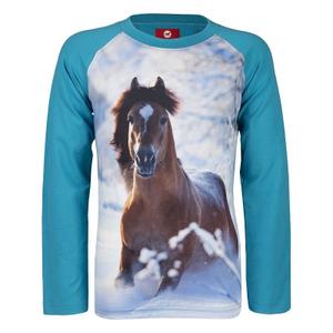 590723-558-t-shirt-manches-longues-enfant-red-horse-pixel-fw23-turquoise
