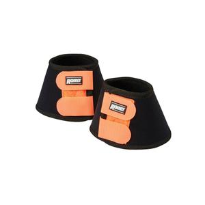 818070-cloches-pour-cheval-roma-neoprene-ii-black-orange