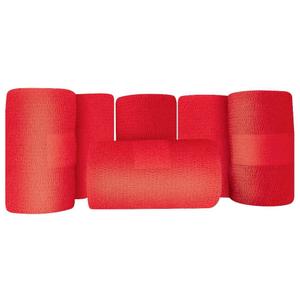 106710103-bande-cohesives-de-contention-septicare-x18-rouge-10-cm-x-2-5-m
