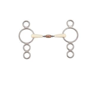 so2522-125-mors-double-articulation-rouleau-en-cuivre-soyo-happy-mouth-pessoa-blanc-argente-125-mm