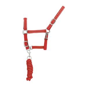 ca00037-red-ensemble-licol-et-longe-pour-cheval-nylon-reflechissante-supreme-red