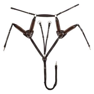 suh02003-dark-brown-collier-de-chasse-pour-cheval-a-5-points-supreme-dark-brown