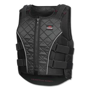 2148801-exs-gilet-equitation-avec-fermeture-a-glissiere-swing-noir-gris-xs