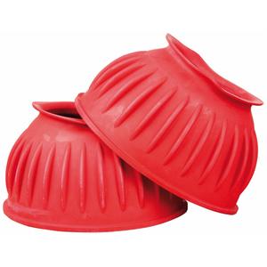 clv03-rouge-cloches-pour-cheval-fermees-t-de-t-rouge