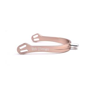 tsvshortrosegold-eperons-pour-cheval-tech-stirrups-verona-short-rosegold-tu