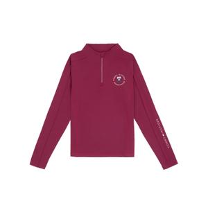 th14wlst797-022-haut-d-entrainement-1-4-zip-femme-tommy-hilfiger-equestrian-arizona-rouge