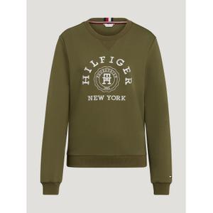 th15whoo911-056-sweatshirt-equitation-femme-tommy-hilfiger-equestrian-evans-graphik-utility-olive