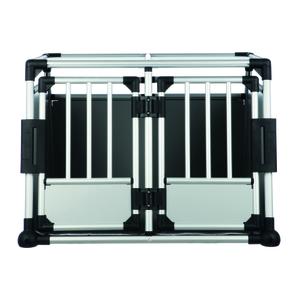 39345-cage-de-transport-pour-chien-double-en-aluminium-trixie-argent-grisclair-93x64x88-cm